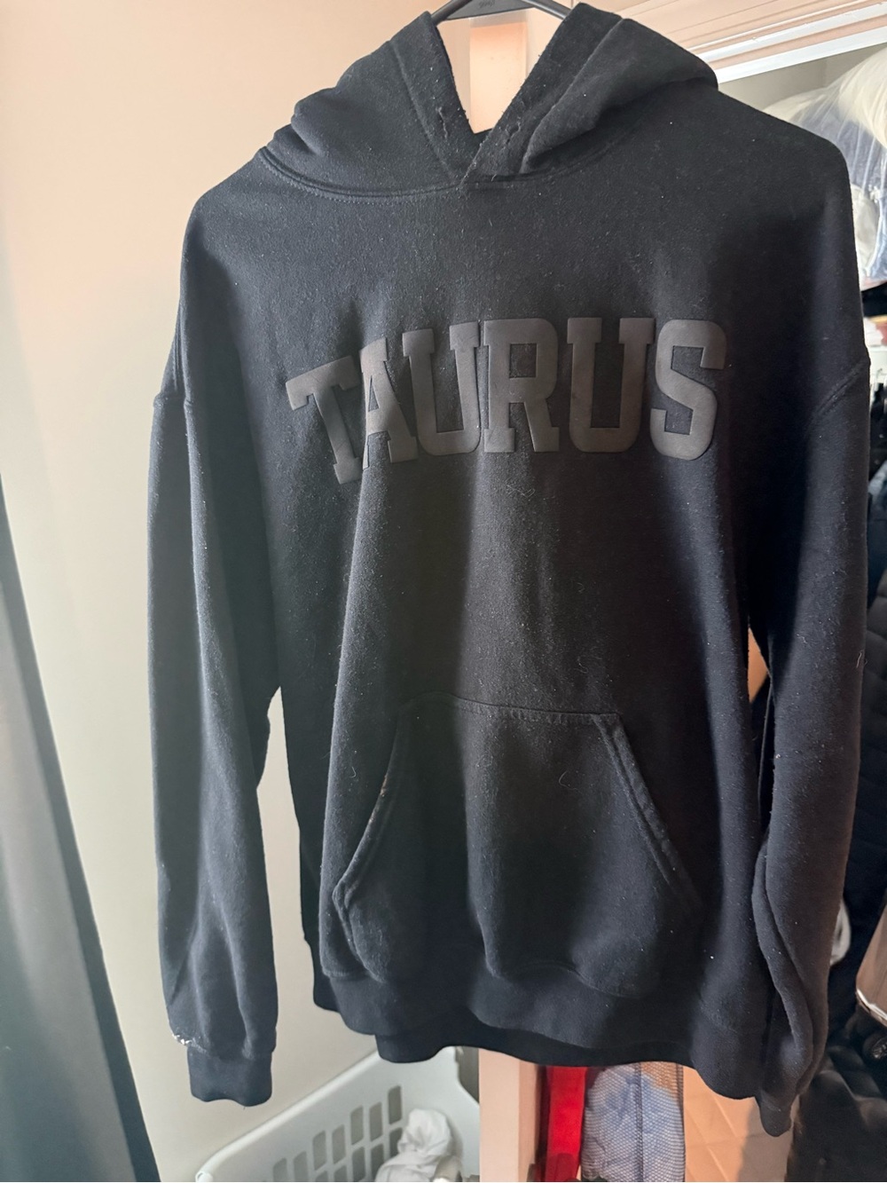 & Other Stories Black 'TAURUS' Logo Hoodie - Men's